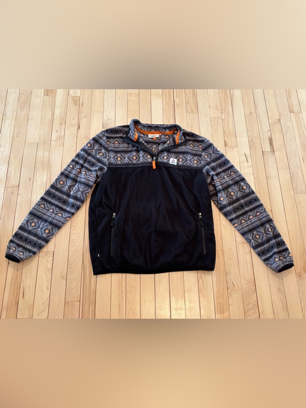 Passenger Set Off Polar 1/4 Zip Fleece Black Large